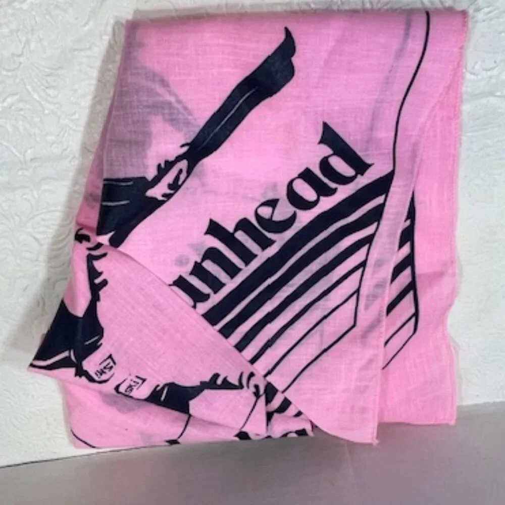 Indianhead Michigan Cotton Ski Scarf Bandana Pink 21